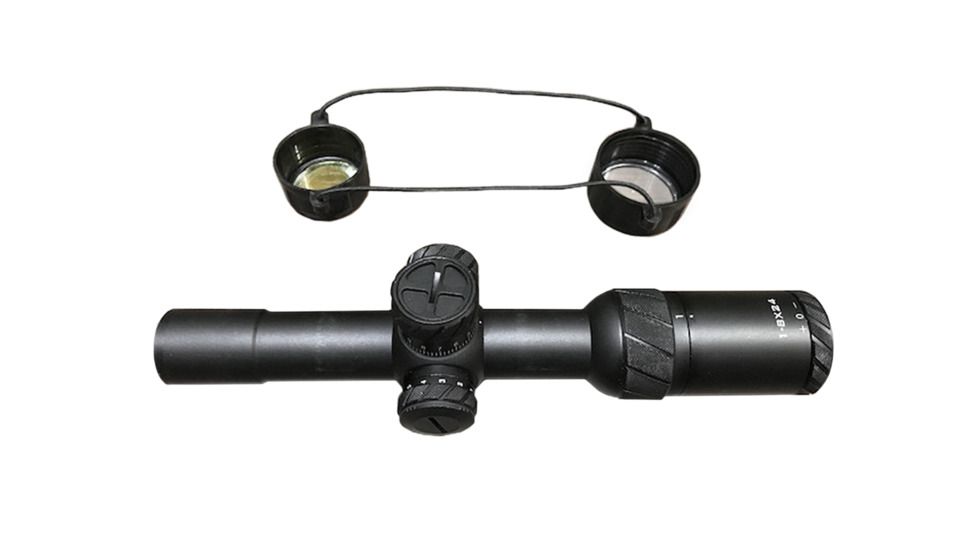 AGM Global Vision 1-8x24mm Professional Rifle Scope, 30mm Tube, Second Focal Plane, Glass etched Mil-dot reticle, Black 4501X822PRGPR1