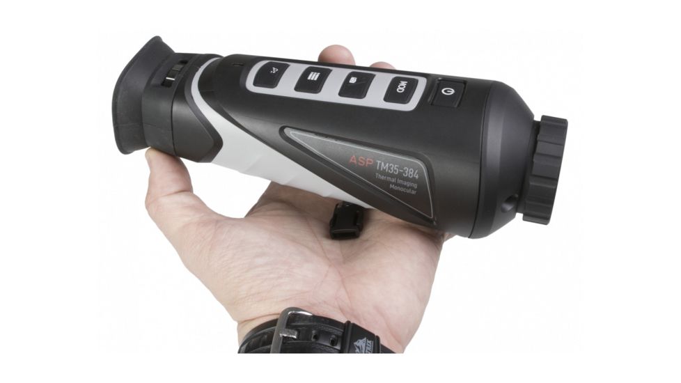 AGM Global Vision Asp Medium Range 2.4x35mm Thermal Imaging Monocular, 384x288 50 Hz Resolution, Black, 3093451006AS31