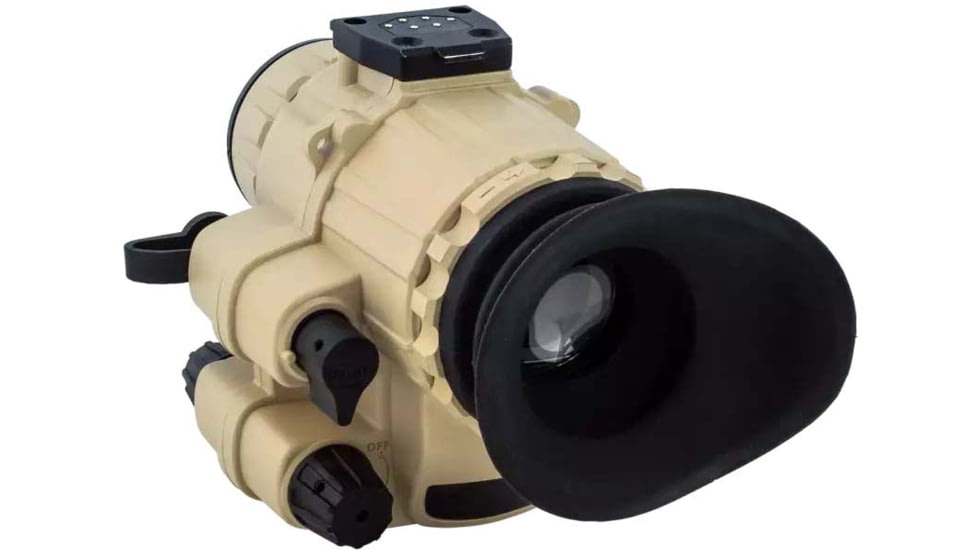 AGM Global Vision F14-3APW Fusion Night Vision and Thermal Monocular, 640x512, 50 Hz, Mil-Spec Elbit or L3 Gen 3 FOM 2000 Plus, P45-White Phosphor IIT, Sand, 7152522121012F14