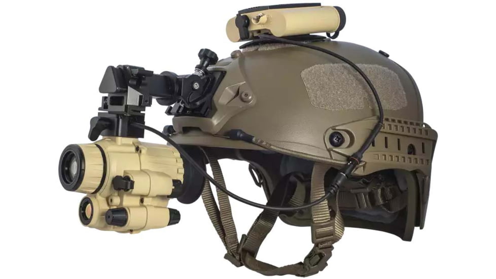 AGM Global Vision F14-3APW Fusion Night Vision and Thermal Monocular, 640x512, 50 Hz, Mil-Spec Elbit or L3 Gen 3 FOM 2000 Plus, P45-White Phosphor IIT, Sand, 7152522121012F14