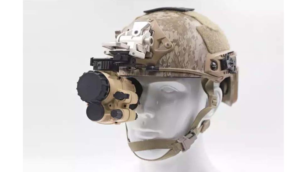 AGM Global Vision F14-3APW Fusion Night Vision and Thermal Monocular, 640x512, 50 Hz, Mil-Spec Elbit or L3 Gen 3 FOM 2000 Plus, P45-White Phosphor IIT, Sand, 7152522121012F14