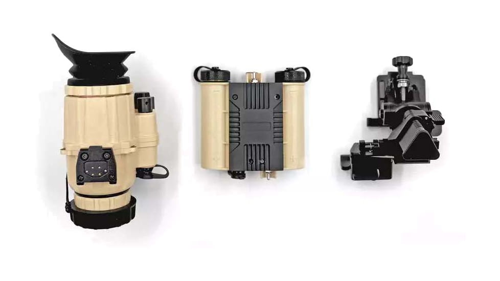 AGM Global Vision F14-AP Fusion Night Vision and Thermal Monocular, 640x512, 50 Hz, Advanced Performance Photonis FOM1800-2300, Gen 2 Plus, P43-Green Phosphor IIT, Sand, 7152521111012F14