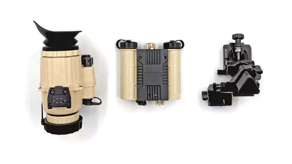 AGM Global Vision F14-APW Fusion Night Vision and Thermal Monocular, 640x512, 50 Hz, Advanced Performance Photonis FOM1800-2300, Gen 2 Plus, P45-White Phosphor IIT, Sand, 7152521121012F14