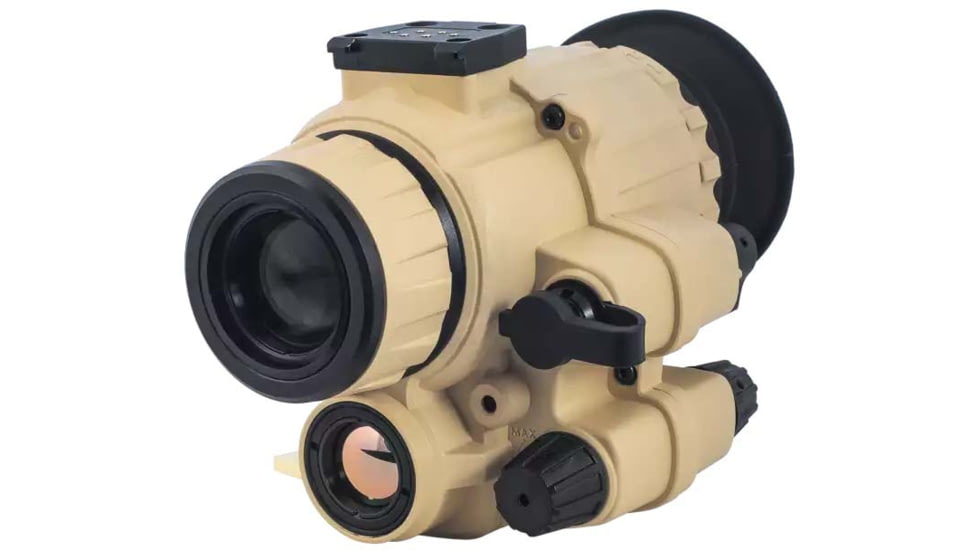 AGM Global Vision F14-APW Fusion Night Vision and Thermal Monocular, 640x512, 50 Hz, Advanced Performance Photonis FOM1800-2300, Gen 2 Plus, P45-White Phosphor IIT, Sand, 7152521121012F14