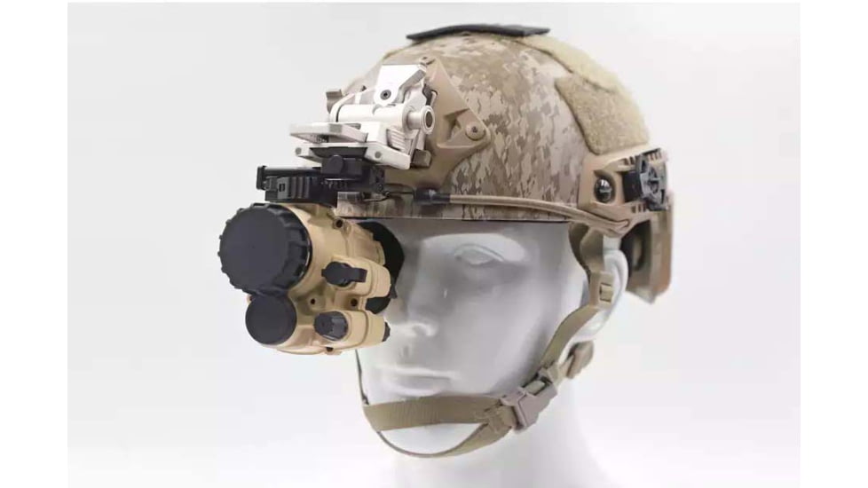 AGM Global Vision F14-APW Fusion Night Vision and Thermal Monocular, 640x512, 50 Hz, Advanced Performance Photonis FOM1800-2300, Gen 2 Plus, P45-White Phosphor IIT, Sand, 7152521121012F14