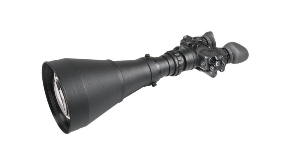 AGM Global Vision FoxBat-LE10 Night Vision Bi-Ocular, Mil-Spec, 9.6x, Gen 2+ White Phosphor, /w Sioux850 Long-Range Infrared Illuminator, Black 13FXL922254011
