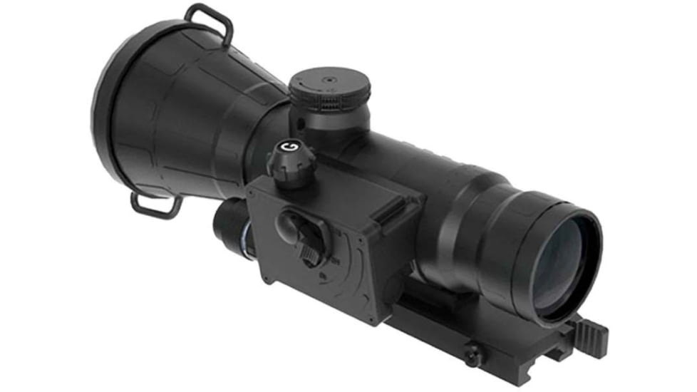 AGM Global Vision Long Range Night Vision Clip-On System with FOM 2000+ Gen 3 Auto-Gated, P45-White Phosphor IIT, Black, 16C4L1294194111
