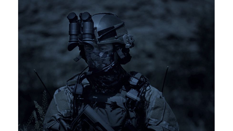 AGM Global Vision NVG40 1x27mmDual Tube Night Vision Goggle/Binocular Gen 2+, F/1.3, Level 2, Black 14NV4122353021