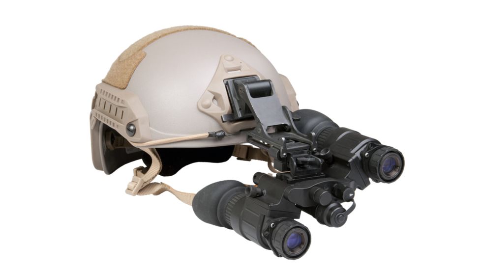 AGM Global Vision NVG50 1/3x19mm Dual Tube Night Vision Goggle/Binocular 51 degree FOV Gen 2+, F/1.26, Level 1, Black, 12NV5122453011