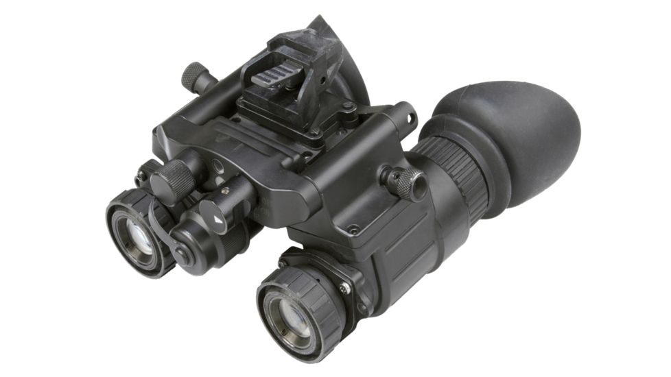 AGM Global Vision NVG50 1/3x19mm Dual Tube Night Vision Goggle/Binocular 51 degree FOV Gen 3+ Auto-Gated, F/1.26, Level 2, Black, 12NV5123453021