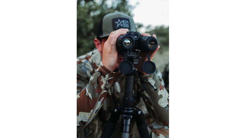 AGM Global Vision ObservIR CMOS 5.5-22x25mm Thermal Imaging Binocular w/built-in Laser Range Finder, 50 Hz, 256x192, Black, OBSE25-256-LRF