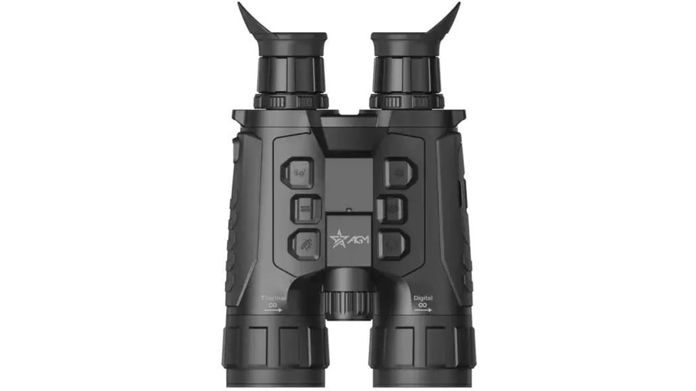 AGM Global Vision ObservIR LRF 50-640 Thermal &amp; Digital Day/Night Vision Binocular, 640x512, 50hz, Black, OBSE50-640-LRF