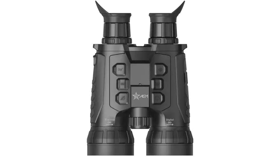 AGM Global Vision ObservIR LRF 60-1280 Thermal &amp; Digital Day/Night Vision Binocular, 1280x1024, 25hz, Black, OBSE60-1280-LRF
