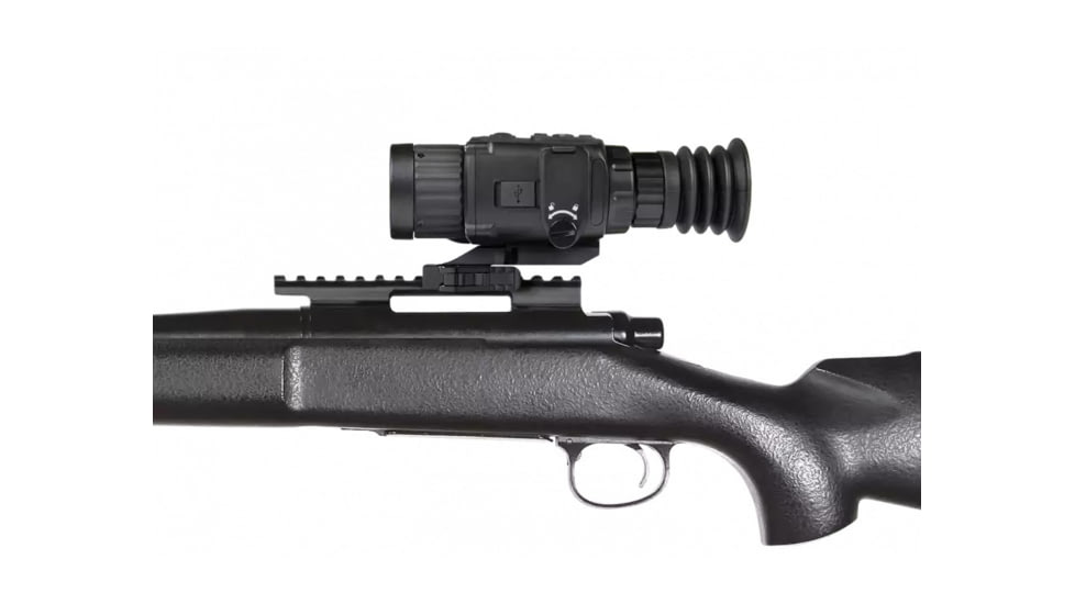 AGM Global Vision Rattler TS25-384 Compact Short/Medium Range Thermal Imaging Rifle Scope, 1.5x25mm, 384x288, 50 Hz, Black, 7.37 2.46 2.33, 3092455004TH21