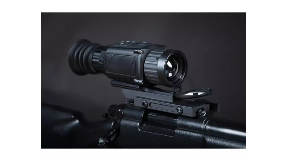 AGM Global Vision Rattler TS25-384 Compact Short/Medium Range Thermal Imaging Rifle Scope, 1.5x25mm, 384x288, 50 Hz, Black, 7.37 2.46 2.33, 3092455004TH21