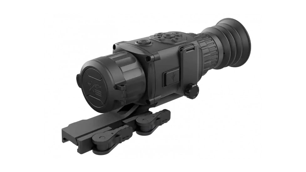 AGM Global Vision Rattler TS35-640 Thermal Imaging Rifle Scope, 2.4-19.2x35mm, 640x512, 50 Hz, Black, 7.4 2.5 2.3, 3143755005R361