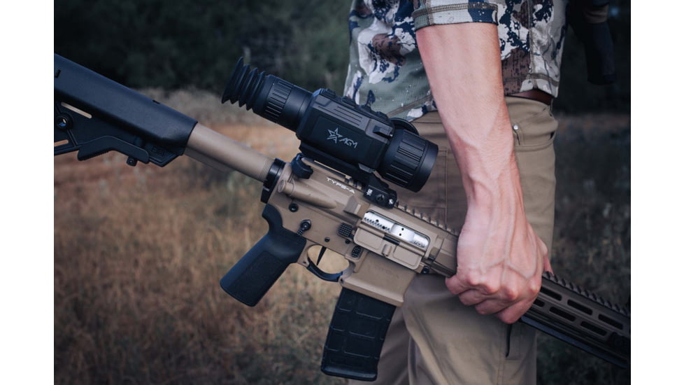 AGM Global Vision Rattler V3 LRF 35-384 3.5-28x 35mm Thermal Imaging Rifle Scope, 50Hz, 384x288, Black, RATT35-384-V3