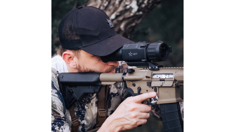 AGM Global Vision Rattler V3 LRF 35-640 2.5-20x 35mm Thermal Imaging Rifle Scope, 50Hz, 640x512, Black, RATT35-640-V3