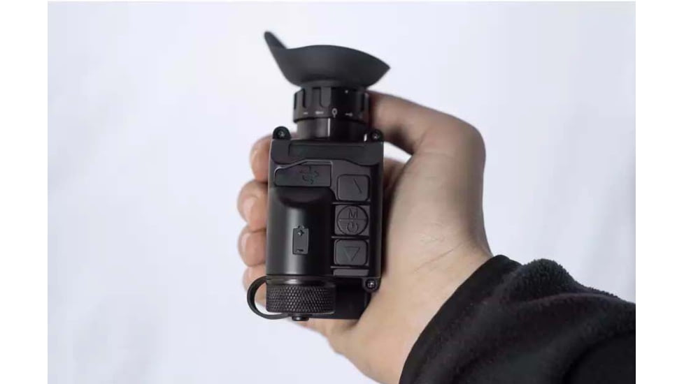 AGM Global Vision StingIR-384 Multi-Purpose Thermal Imaging Monocular, 384x288, 50 Hz, 16mm Lens, Black, 3152451012ST11