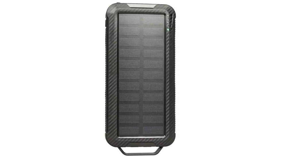 AGM Global Vision Universal Power Bank w/ Solar Panel, 10,000 mAh, Black, 6308EPB1