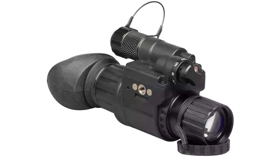 AGM Global Vision Wolf-14 NL1 1x25mm Night Vision Monocular, Gen 2+, Level 1, Green Phosphor, 42 Degrees, Black, 11W14122153011