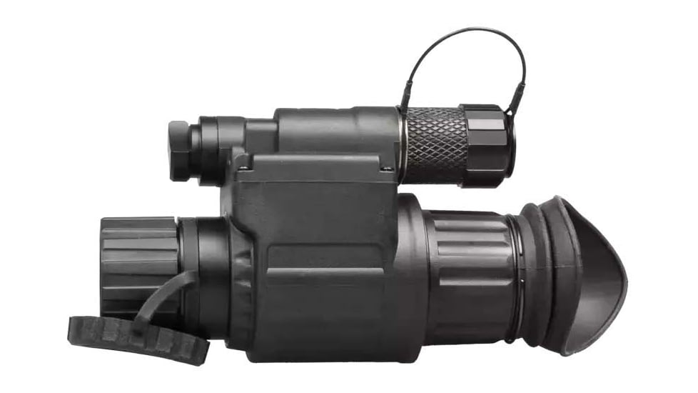 AGM Global Vision Wolf-14 NL1 1x25mm Night Vision Monocular, Gen 2+, Level 1, Green Phosphor, 42 Degrees, Black, 11W14122153011