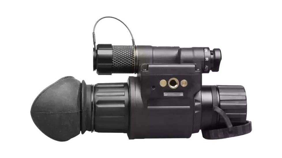 AGM Global Vision Wolf-14 NL1 1x25mm Night Vision Monocular, Gen 2+, Level 1, Green Phosphor, 42 Degrees, Black, 11W14122153011