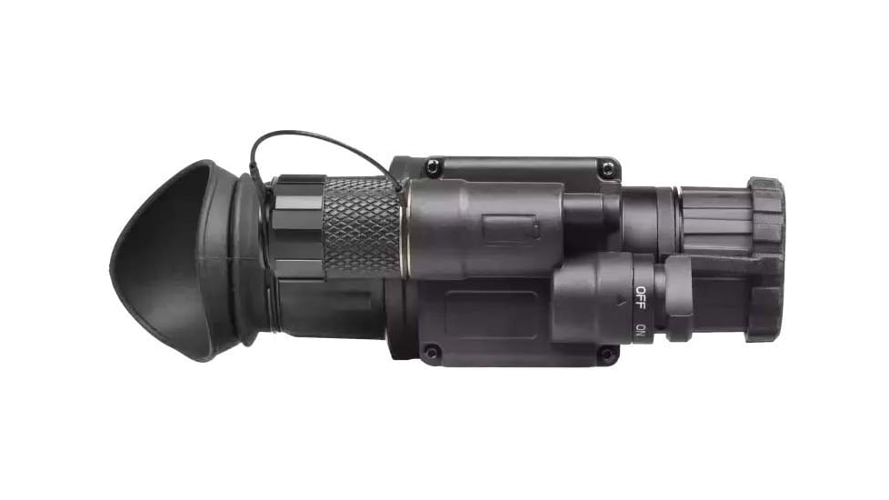 AGM Global Vision Wolf-14 NL1 1x25mm Night Vision Monocular, Gen 2+, Level 1, Green Phosphor, 42 Degrees, Black, 11W14122153011