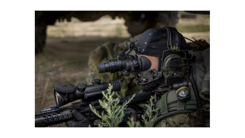 AGM Global Vision Wolf-7 NL3 Night Vision Goggle, Gen 2 Plus, Level 3, Black, 7.4 4.8 2.8, 12WO7122103031