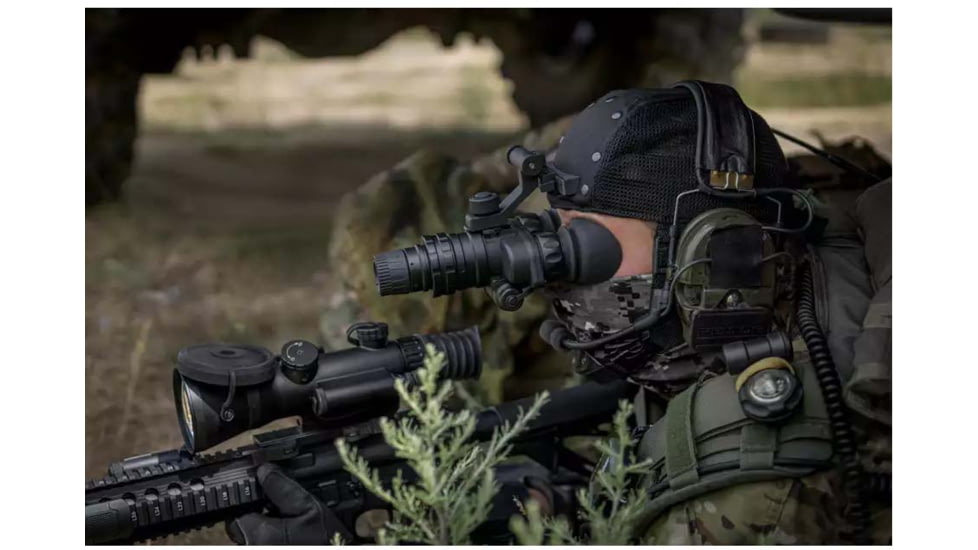 AGM Global Vision Wolverine-4 NL1 4x Night Vision Riflescope, Gen 2+, Level 1, Black, 15WOL422153211