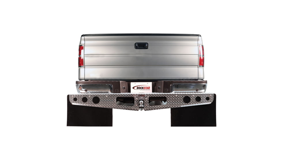 Agri-Cover Agri Cover Rockstar Diamond Plate Hitch Mounted Mud Flaps For 17 On Ford F250 / F350, A1010072