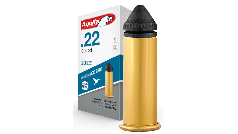 Aguila 1B2220337 Performance Colibri 22 LR 20 Gr Colibri Lead 100 Pack