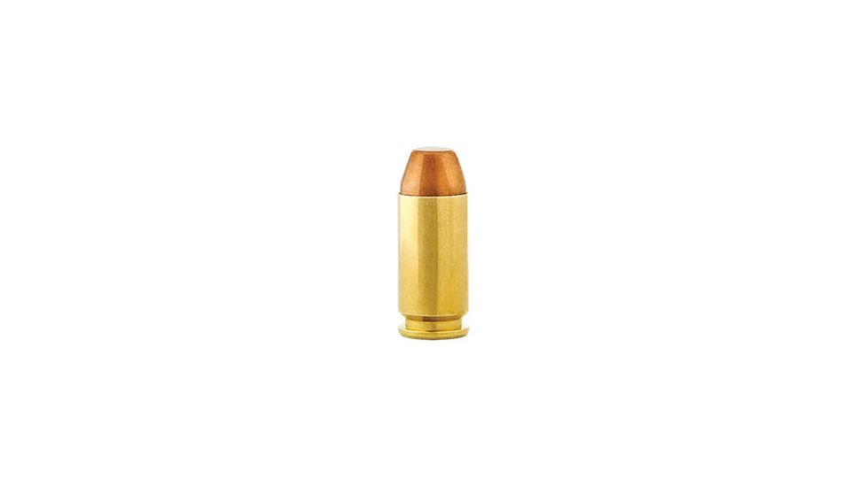 Aguila Ammunition, .40 S&amp;W, 180 Grain, Full Metal Jacket, Flat Nose, Brass Case, 50-Rounds, 1E402110