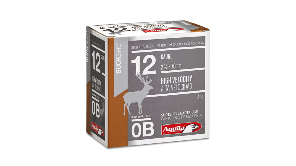 Aguila Ammunition Aguila Shotshell 12ga. 0bk. 25-pack