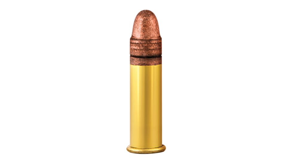 Aguila Ammunition High Velocity .22 Long Rifle 40 Grain Copper Plated Lead Round Nose Brass Cased Ammo, 2000 Round