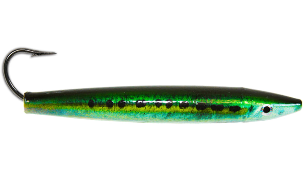 Ahi 6in Live Deception Cedar Plug - Sardine 150lb Fluorocarbon, CP-600-SD