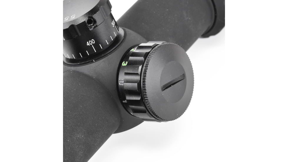 AIM Sports Compact Rubberized 3-9x42mm Medium Range Tactical Scope w/ Rangefinder Reticle JXPFER3942G
