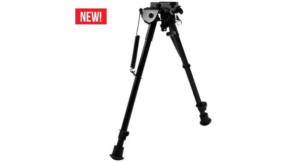 AIM Sports Inc 10in H. Style Spring Tension Bipod/Large BPHS03