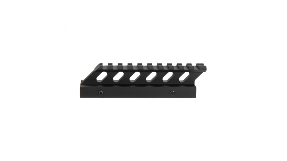 AIM Sports Inc 1In High 5In Long Riser Mount, Black, Small, MT012H