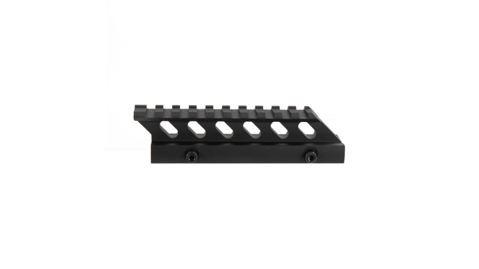 AIM Sports Inc 1In High 5In Long Riser Mount, Black, Small, MT012H