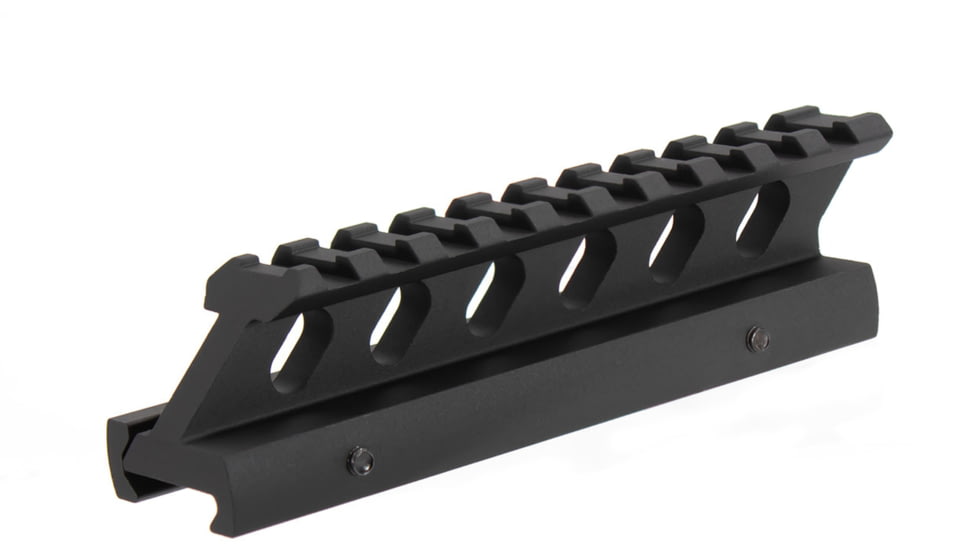 AIM Sports Inc 1In High 5In Long Riser Mount, Black, Small, MT012H
