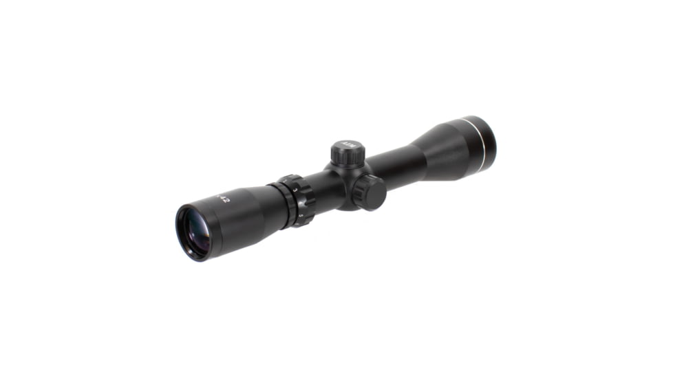 AIM Sports Inc 2-7X42 30mm Scout Scope/Rangefinder, Black, Medium, JH2742G-R