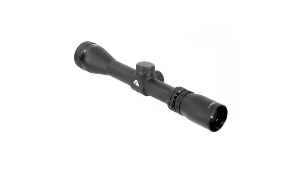 AIM Sports Inc 3-12X32 1 In. Scout Scope With Ao &amp; Mil-Dot Reticle, Black, Medium, J3HD31232M