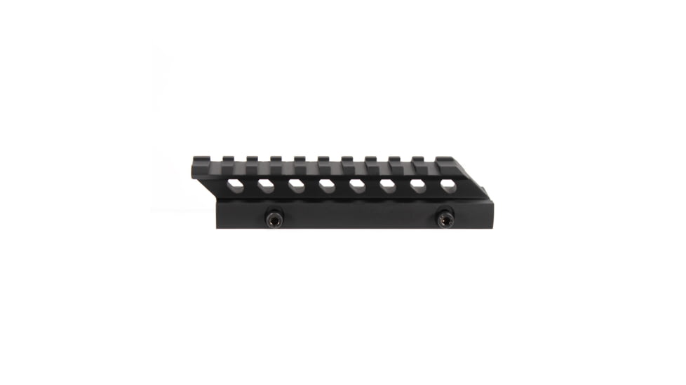AIM Sports Inc 3/4In High, 5In Lomg Riser Mount, Black, Small, MT012M
