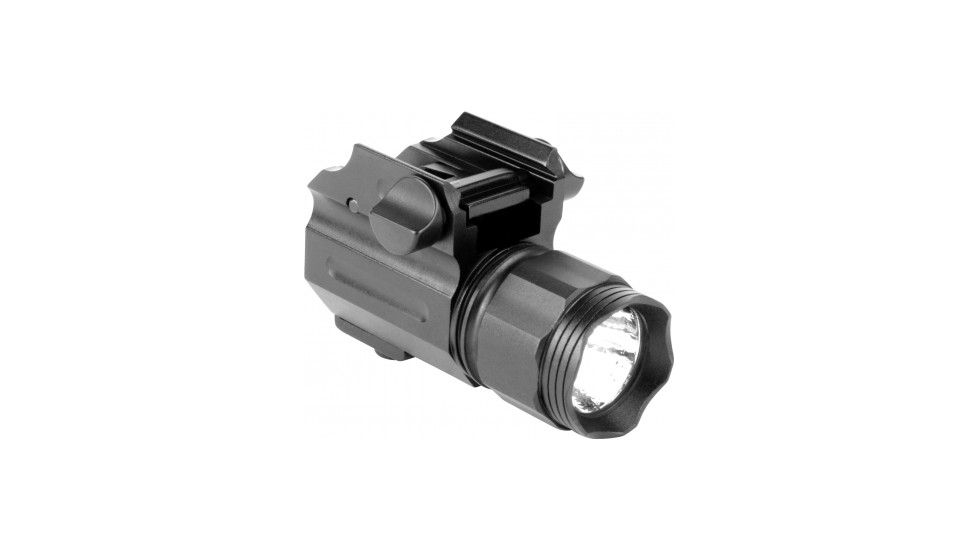 AIM Sports Inc Sub-Compact CREE LED Weapon Light, White, 330 Lumens, Black, FQ330SC