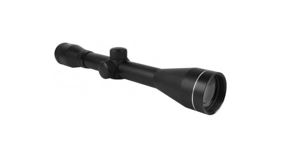 AIM Sports Inc 6x40 Fixed Power Full Size Rifle Scope w/ Mil-Dot Reticle/Rings JL640B