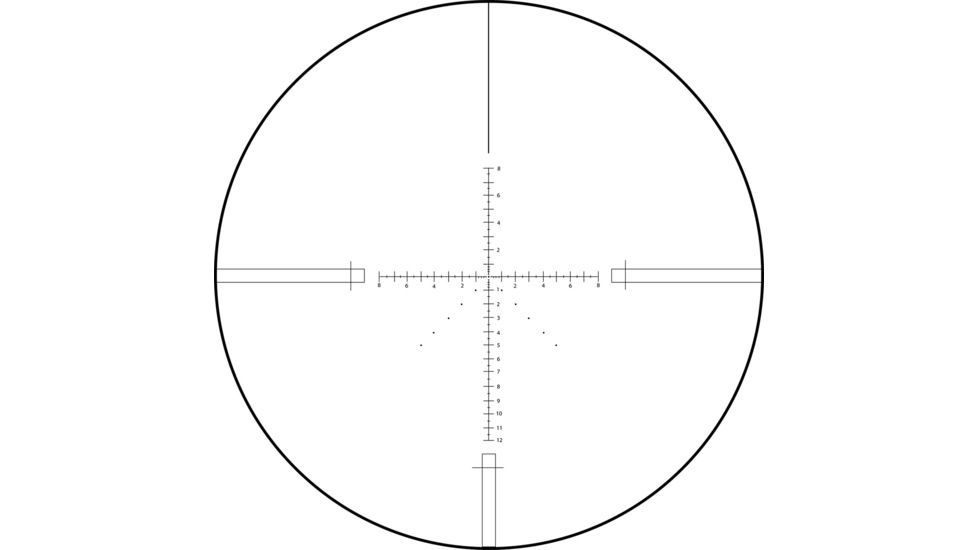 AIM Sports Inc Alpha 6 2.5-15X50 30mm Rifle Scope With MR1 MRAD Reticle, Black, JA6HD251550MR