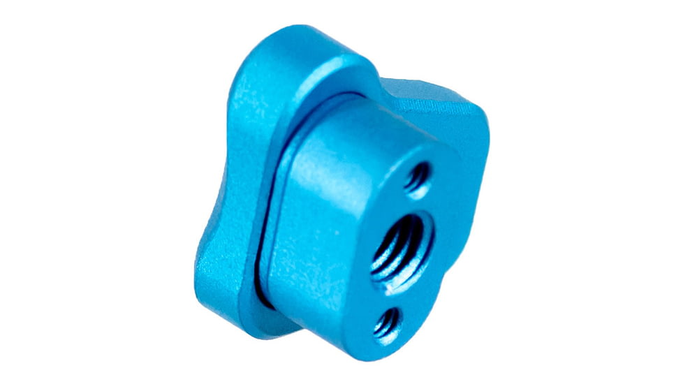 AIM Sports Inc AR-10/AR-15 Oversized AR Mag Release Extension, Anodized Blue, 810099631364
