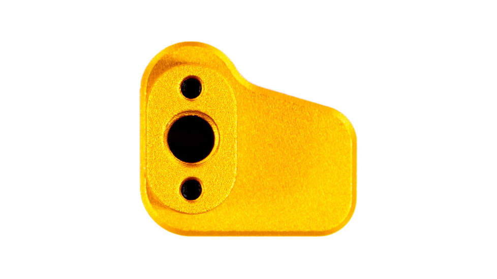 AIM Sports Inc AR-10/AR-15 Oversized AR Mag Release Extension, Anodized Gold, 810099631388