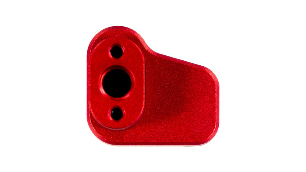 AIM Sports Inc AR-10/AR-15 Oversized AR Mag Release Extension, Anodized Red, 810099631371